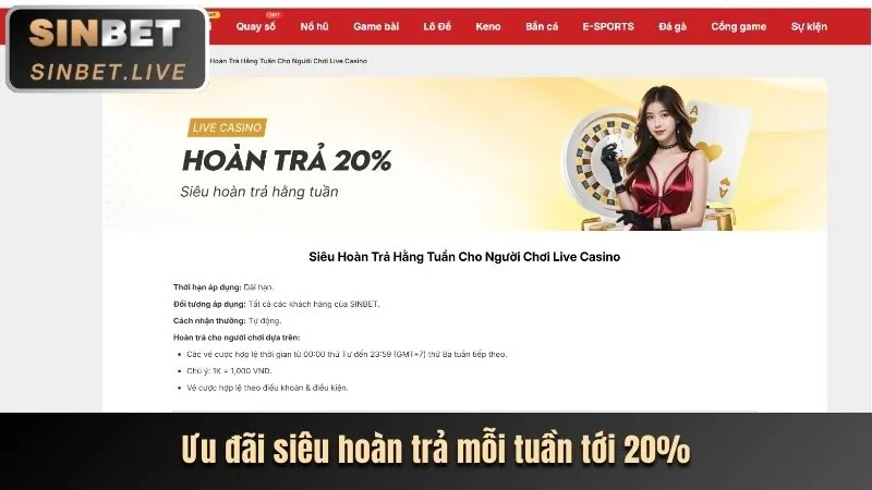 Đa dạng sảnh chơi